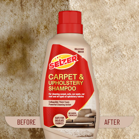 Selzer Carpet & Upholestry Shampoo - 250ml