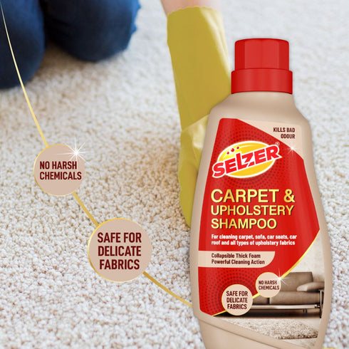 Selzer Carpet & Upholestry Shampoo - 250ml