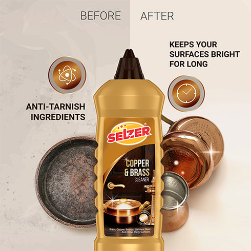 Selzer Copper & Brass Metal Cleaner - 250ml