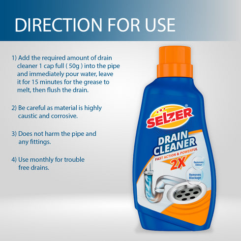 Selzer Drain Cleaner - 500gm