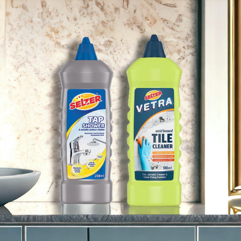 Selzer Tap Shower Cleaner & Tile Cleaner Combo