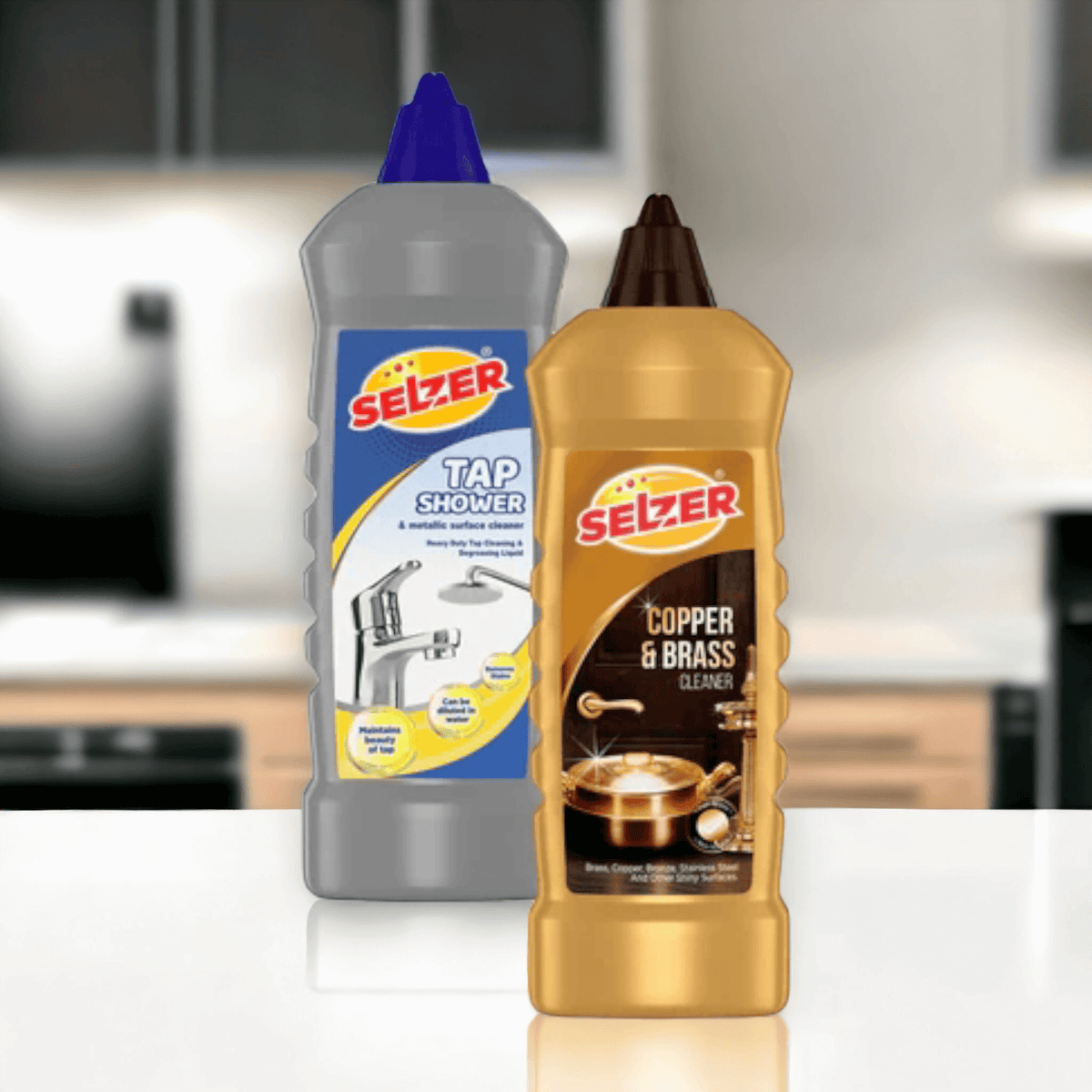 Complete Metal Care: Selzer Silver, Tap, and Copper Cleaner Combo – Selzer  Home Care Products