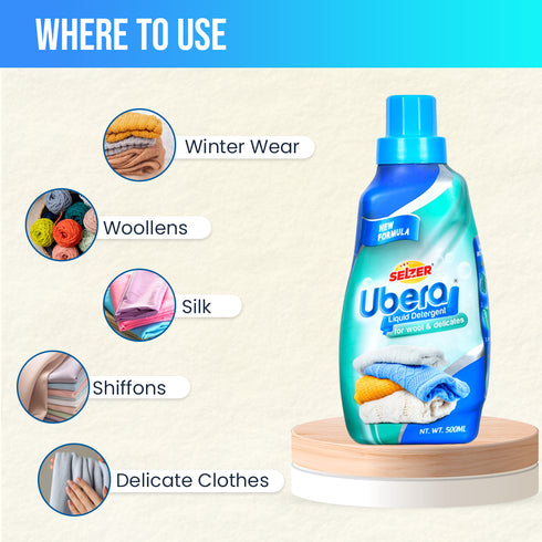 Selzer Woolen Liquid detergent - 500ml (Pack of 2)