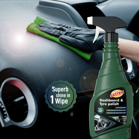 Selzer Dashboard & Tyre Polish, Car Wash Shampoo & Metal Polish