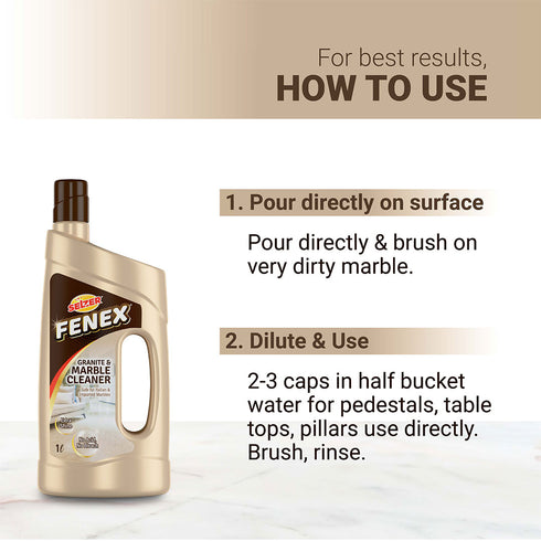 Selzer Marble & granite cleaner - 1 Ltr