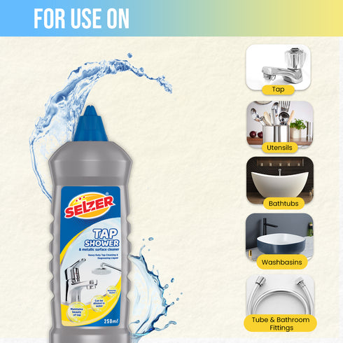 Selzer Tap Shower Cleaner & Copper Brass Cleaner