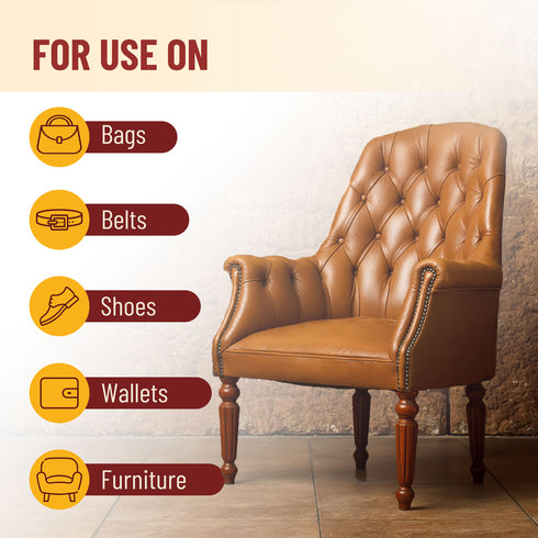 Selzer Leather Cleaner Removes Tough Stains & Non-Toxic - 500ml