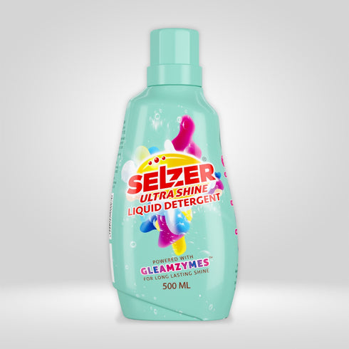 Selzer Ultrashine Liquid Detergent - 500ml (Pack of 2)