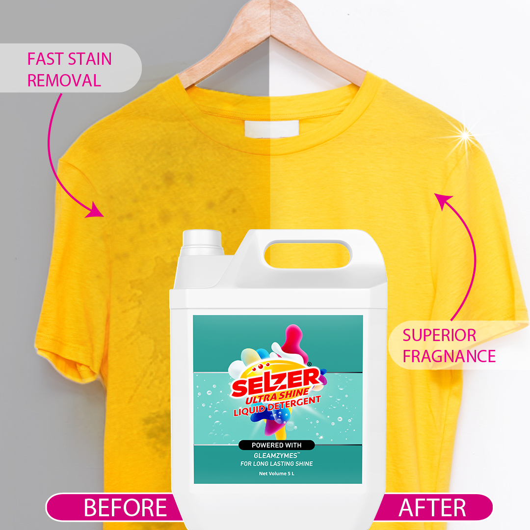 Liquid Detergent 5L - Best for Cloth Washing – Selzer Home Care Products